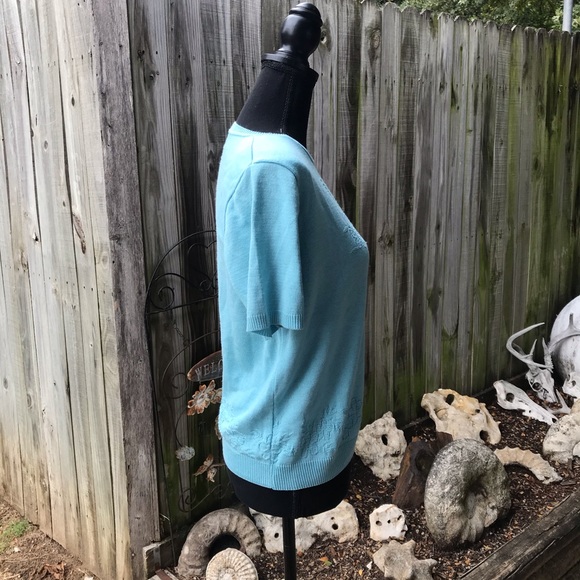Petite small blue blouse by Alfred dunner - Picture 9 of 10